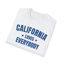 Load image into Gallery viewer, SS T-Shirt, CA California Blue - Multi Colors
