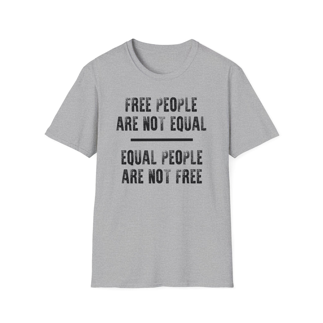 SS T-Shirt, Free & Equal - Multi Colors