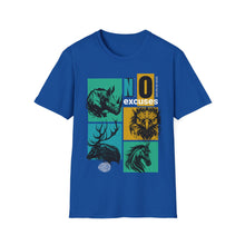 Load image into Gallery viewer, SS T-Shirt, No Excuses - Multi Colors
