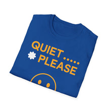 Load image into Gallery viewer, SS T-Shirt, Quiet Please, Black &amp; Gold - Multi Colors
