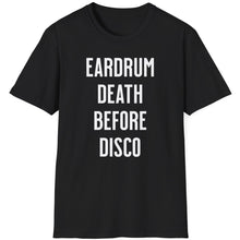 Load image into Gallery viewer, SS T-Shirt, Death Before Disco - Multi Colors
