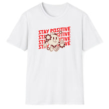 Load image into Gallery viewer, SS T-Shirt, Stay Positive on the Red
