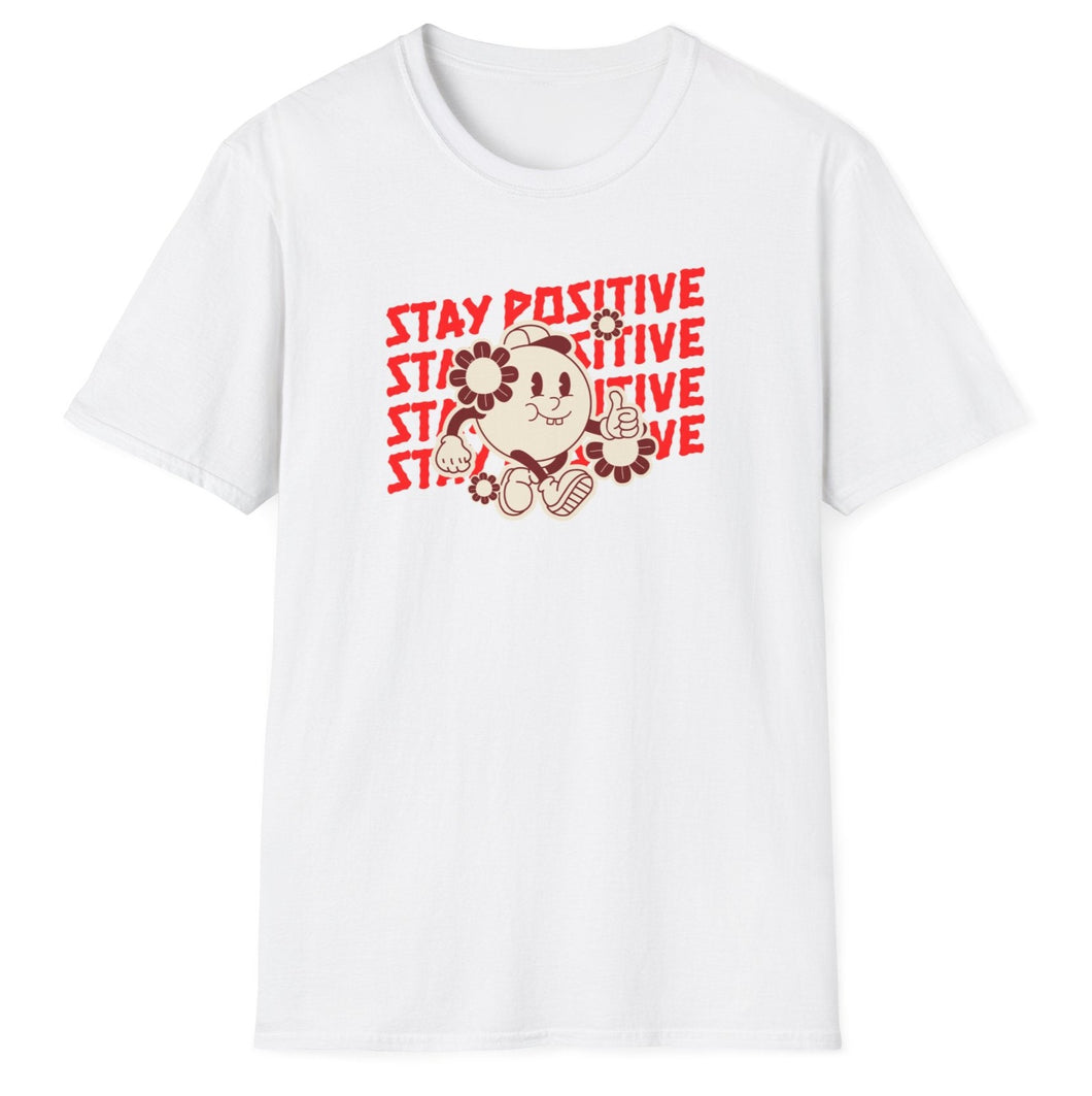 SS T-Shirt, Stay Positive on the Red