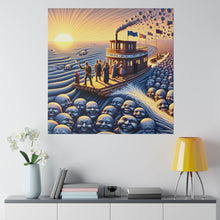 Load image into Gallery viewer, Matte Canvas, Riverside Blues
