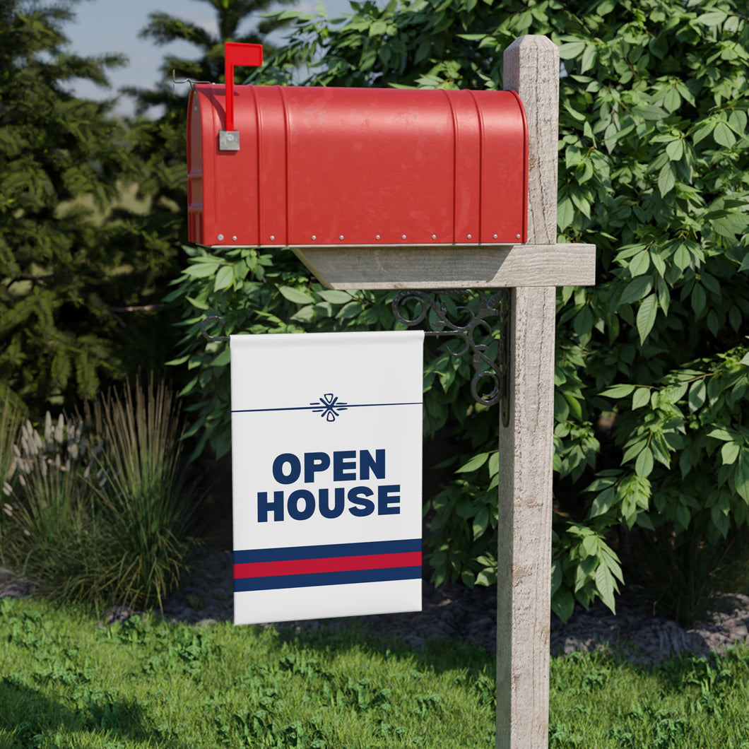 Yard Banner, New England - Blue & Red