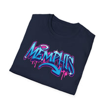 Load image into Gallery viewer, SS T-Shirt, Memphis Savage Script - Multi Colors
