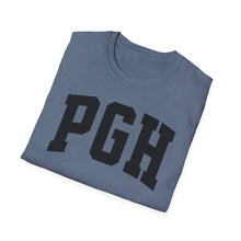 Load image into Gallery viewer, SS T-Shirt, Pittsburgh PGH Blocked - Multi Colors
