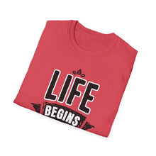 Load image into Gallery viewer, SS T-Shirt, Life Begins in Knoxville - Multi Colors
