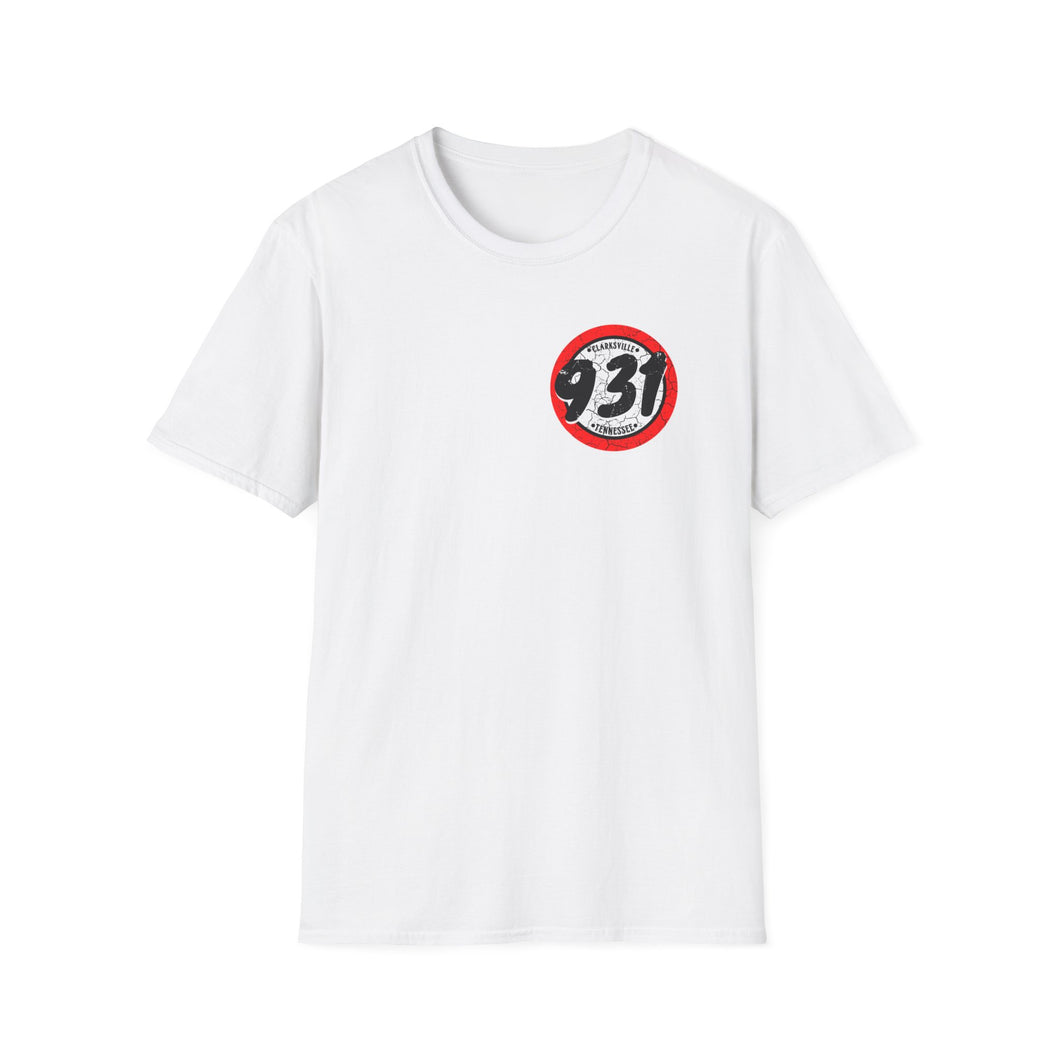 SS T-Shirt, 931 Area Code Logo - Multi Colors