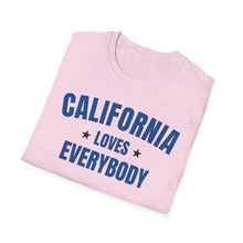 Load image into Gallery viewer, SS T-Shirt, CA California Blue - Multi Colors
