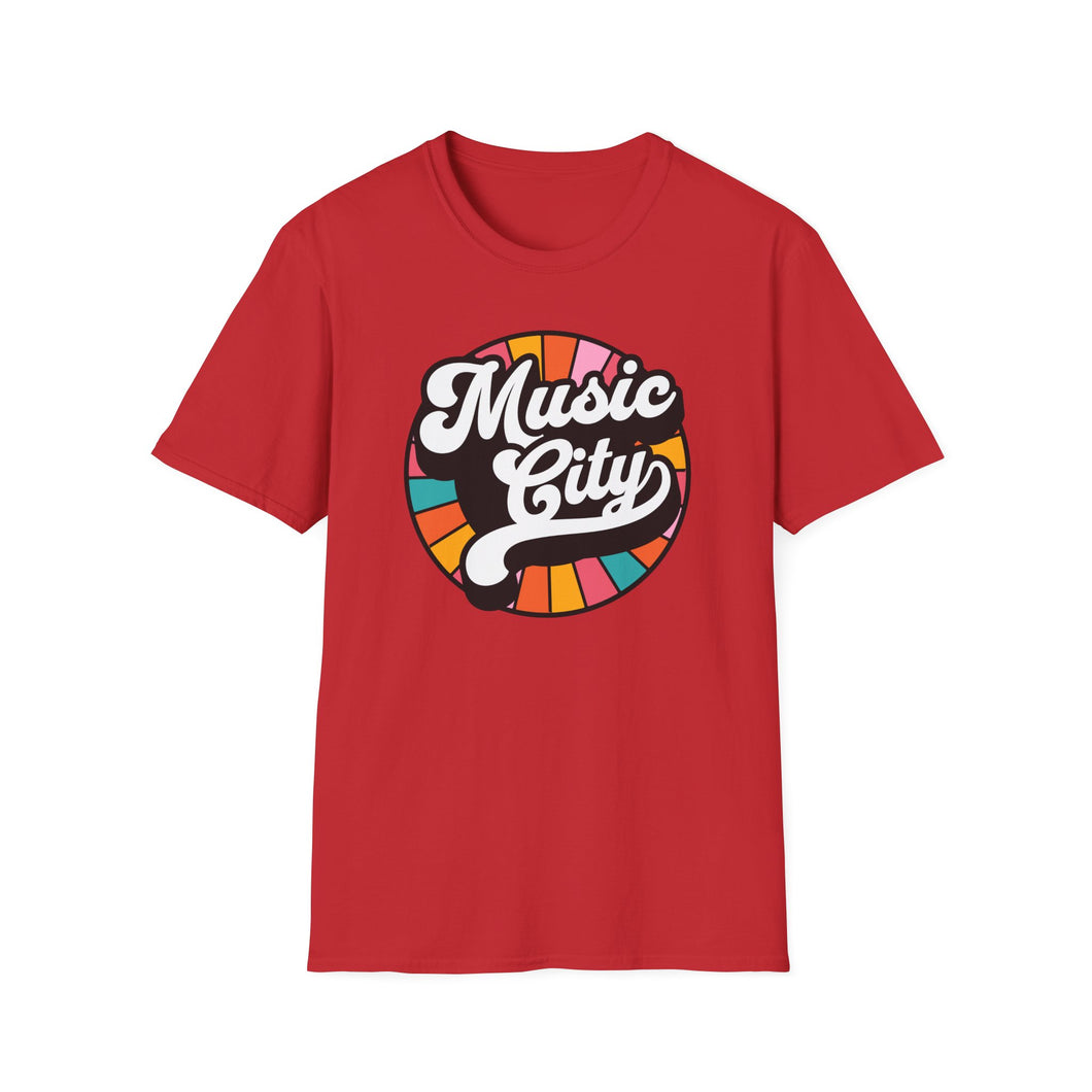 SS T-Shirt, Music City - Multi Colors