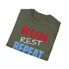 Load image into Gallery viewer, SS T-Shirt, Run Rest - Multi Colors
