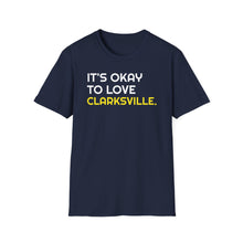 Load image into Gallery viewer, SS T-Shirt, It&#39;s Okay to Love Clarksville - Multi Colors
