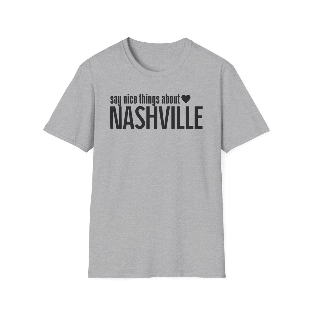 T-Shirt, Say Nice Things Nashville - Multi Colors