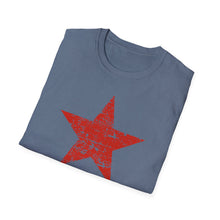 Load image into Gallery viewer, SS T-Shirt, Stressed Red Star - Multi Colors
