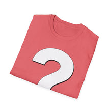 Load image into Gallery viewer, SS T-Shirt, Question in White - Multi Colors
