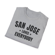 Load image into Gallery viewer, SS T-Shirt, CA San Jose White - Multi Colors
