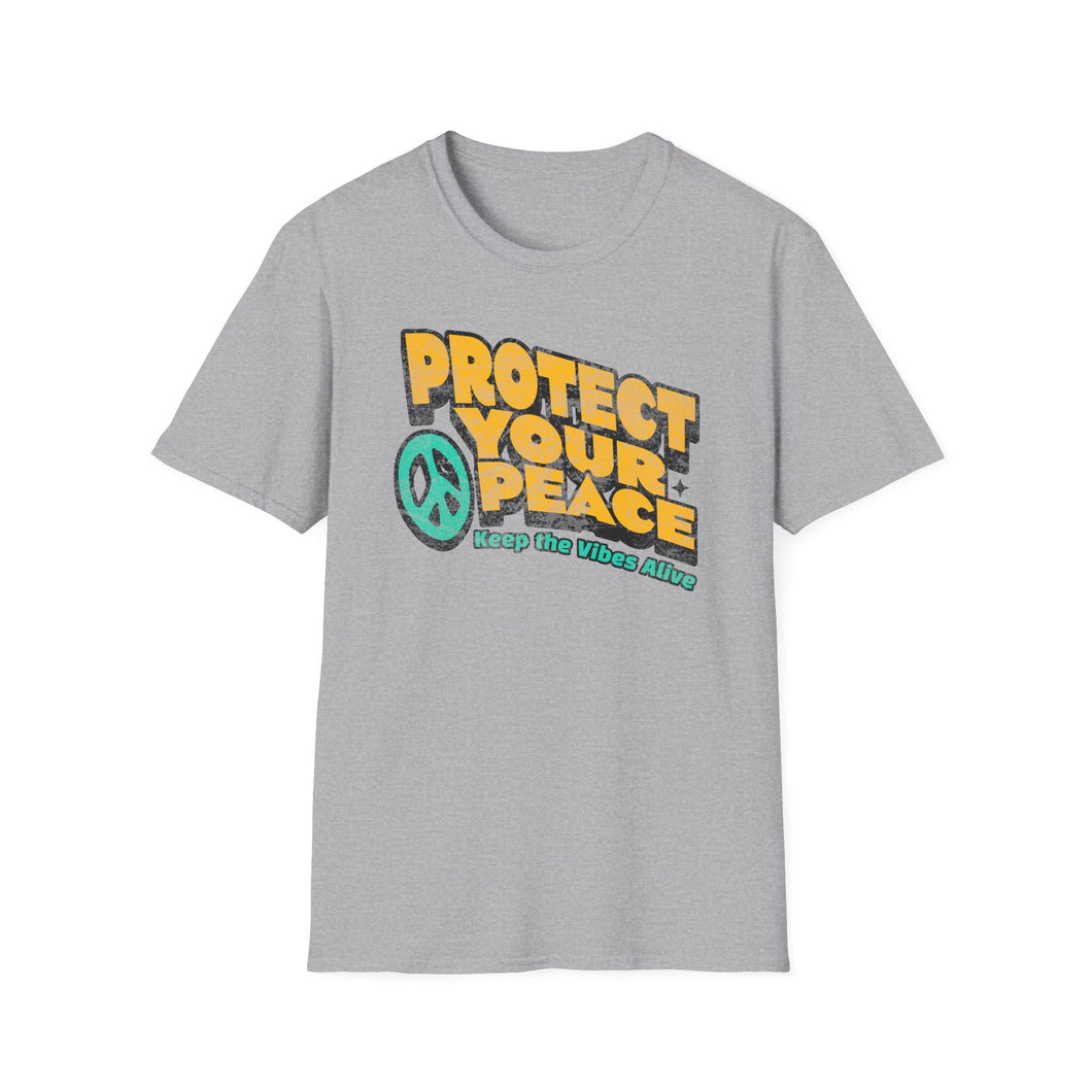 SS T-Shirt, Protect Your Peace - Multi Colors