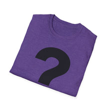 Load image into Gallery viewer, SS T-Shirt, Question Mark Black - Multi Colors
