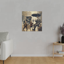 Load image into Gallery viewer, Matte Canvas, Pennies Lane in Rain
