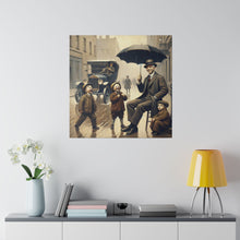 Load image into Gallery viewer, Matte Canvas, Pennies Lane in Rain
