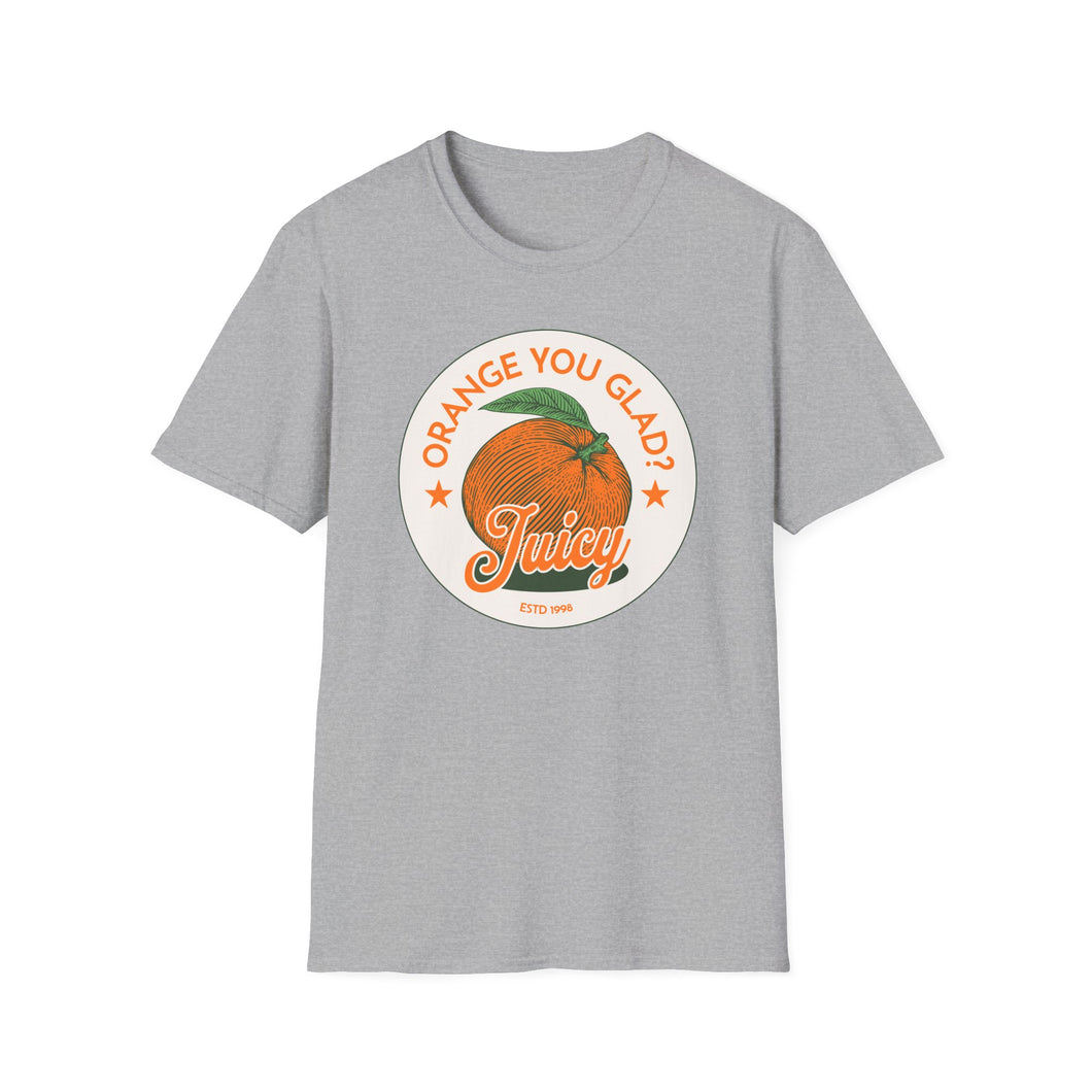 SS T-Shirt, Orange You Glad - Multi Colors