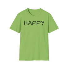 Load image into Gallery viewer, SS T-Shirt, Just Happy - Multi Colors
