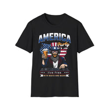 Load image into Gallery viewer, T-Shirt, America&#39;s Party - Multi Colors
