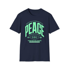 Load image into Gallery viewer, SS T-Shirt, Peace Globally - Multi Colors
