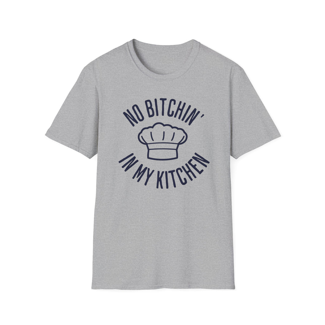 SS T-Shirt, No Bitchin' in My Kitchen - Multi Colors