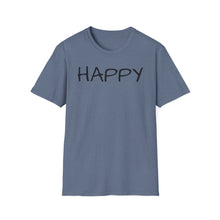 Load image into Gallery viewer, SS T-Shirt, Just Happy - Multi Colors
