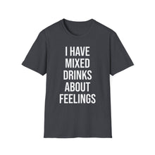 Load image into Gallery viewer, SS T-Shirt, I Have Mixed Drinks - Multi Colors
