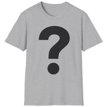 Load image into Gallery viewer, SS T-Shirt, Question Mark Black - Multi Colors
