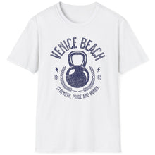 Load image into Gallery viewer, SS T-Shirt, Venice Beach Weights, Blue - Multi Colors
