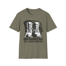 Load image into Gallery viewer, SS T-Shirt, Honoring All Who Served - Multi Colors
