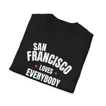 Load image into Gallery viewer, SS T-Shirt, CA San Francisco - Black &amp; Orange
