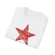 Load image into Gallery viewer, SS T-Shirt, Stressed Red Star - Multi Colors
