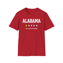 Load image into Gallery viewer, SS T-Shirt, Alabama, Would Not Recommend - Multi Colors
