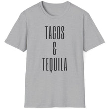 Load image into Gallery viewer, SS T-Shirt, Tacos &amp; Tequila - Multi Colors
