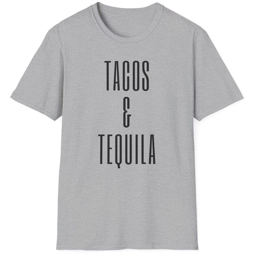 SS T-Shirt, Tacos & Tequila - Multi Colors