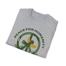 Load image into Gallery viewer, SS T-Shirt, Peace for Humanity - Multi Colors
