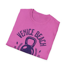 Load image into Gallery viewer, SS T-Shirt, Venice Beach Weights, Blue - Multi Colors
