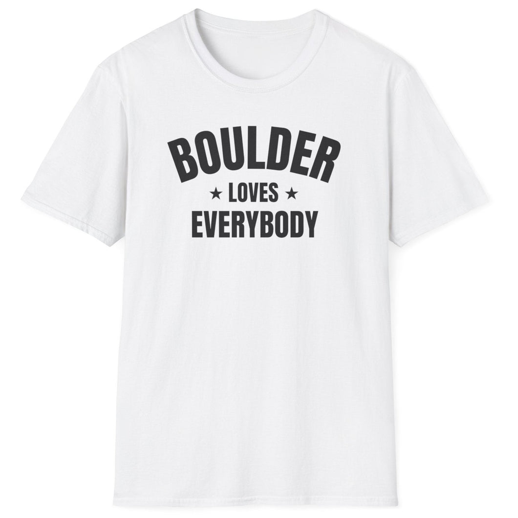 SS T-Shirt, CO Boulder - White