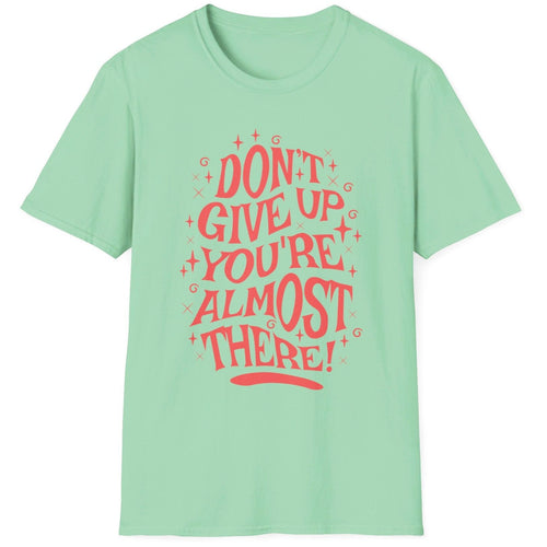 A cartoon font letter of positivity on this soft cotton t-shirt.