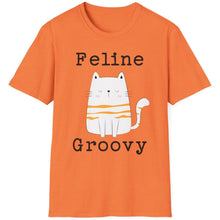 Load image into Gallery viewer, SS T-Shirt, Feline Groovy - Multi Colors
