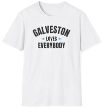 Load image into Gallery viewer, Wear your heart on your sleeve with the Galveston coastal love tee and let the world know it will always hold a special place in your heart! 
