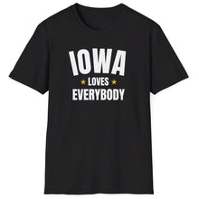 Load image into Gallery viewer, SS T-Shirt, IA Iowa - Black
