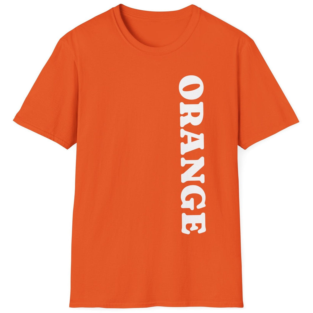 Rock the streets of Knoxville with this vibrant SS T-Shirt in orange (Knoxville's signature shade). Made for those who take style as seriously as they take fun, this shirt adds a playful twist to your wardrobe. Two color tones make it a standout piece. (Now that's what we call a win-win!)