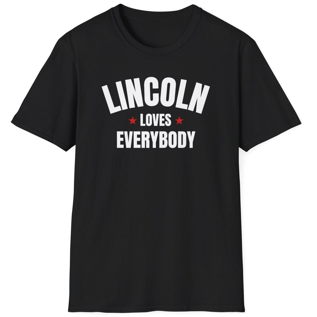 SS T-Shirt, NE Lincoln - Black