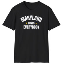 Load image into Gallery viewer, SS T-Shirt, MD Maryland - Multi Colors
